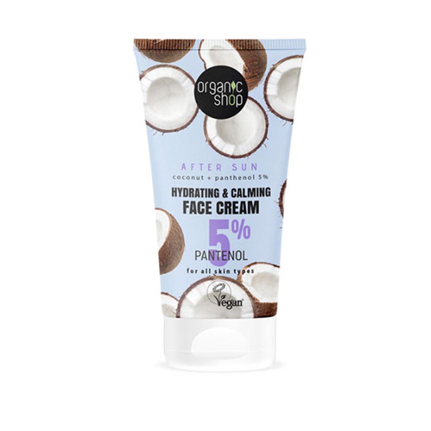 Organic Shop Coconut Crema Facial 5% Pantenol 50Ml